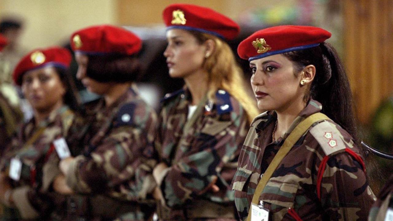 Shadows of a Leader: Qaddafi's Female Bodyguards 2004 movie scene