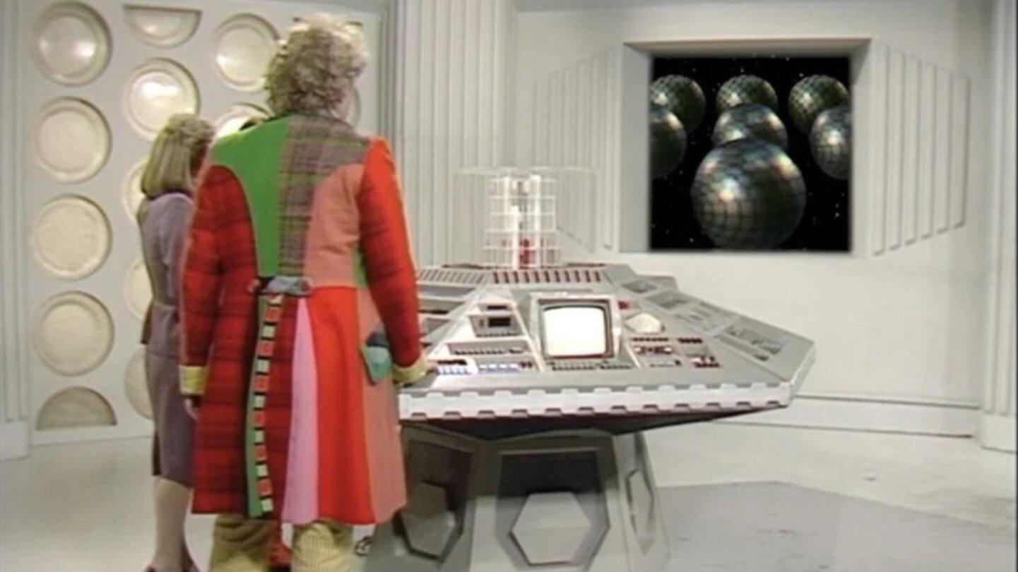 A Fix with Sontarans 1985 movie scene