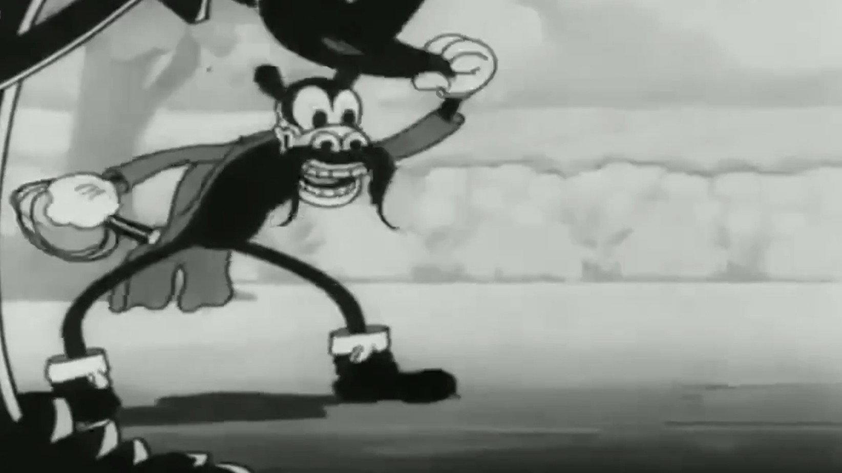 Mickey's Mellerdrammer 1933 movie scene
