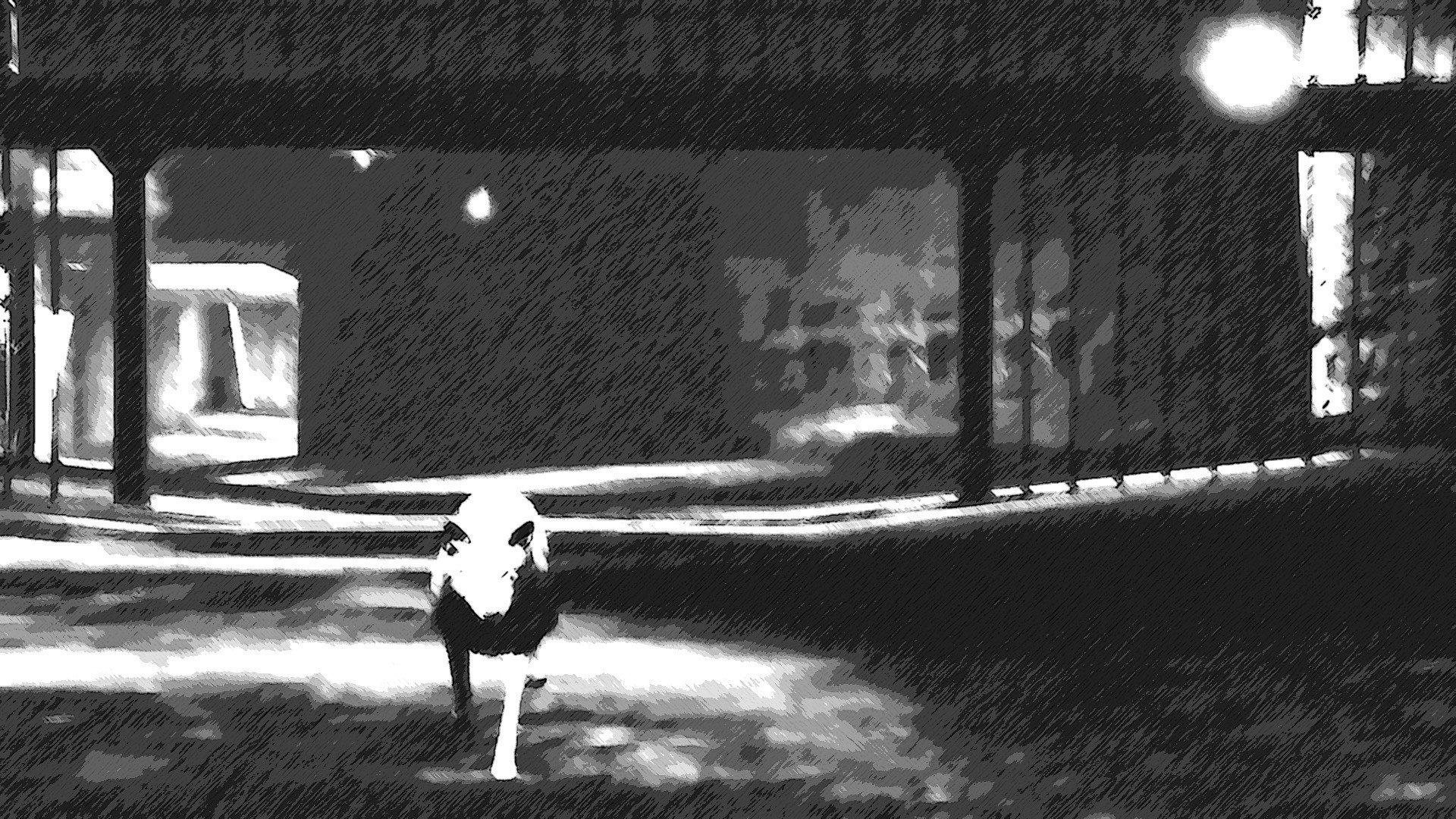 A Coyote Walks 2025 movie scene