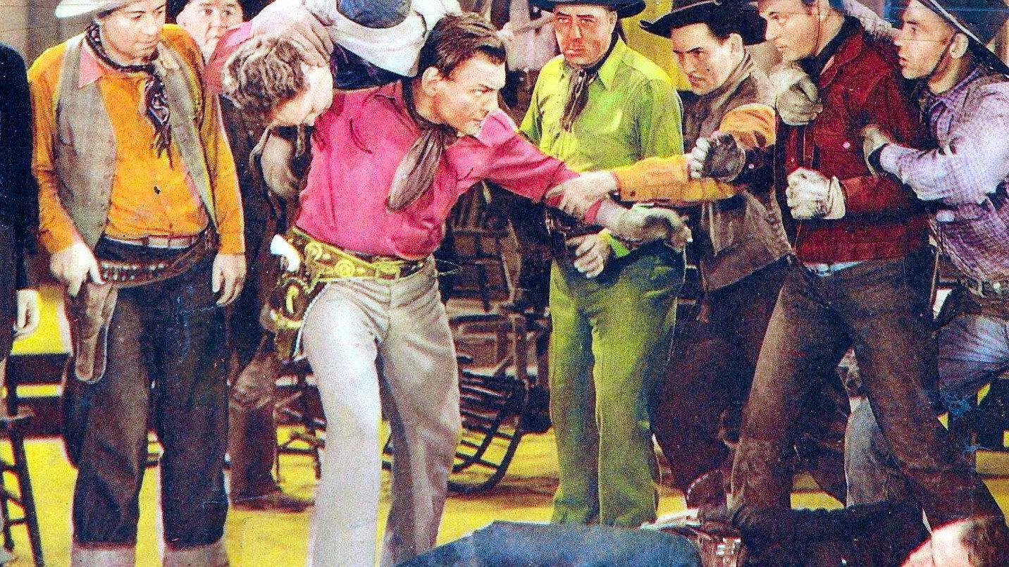 The Stranger from Arizona 1938 movie scene