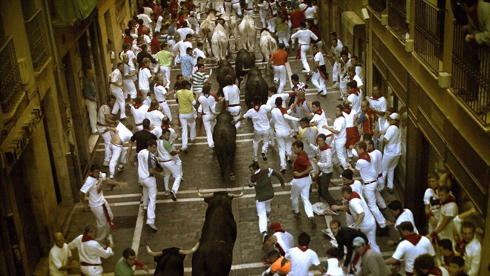 Encierro 3D: Bull Running in Pamplona 2013 movie scene