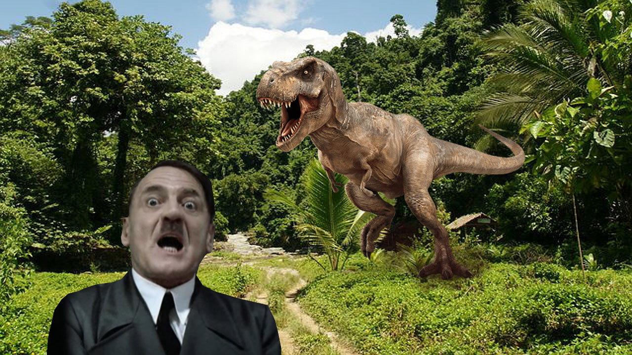 Hitler's Jurassic Monsters 2014 movie scene