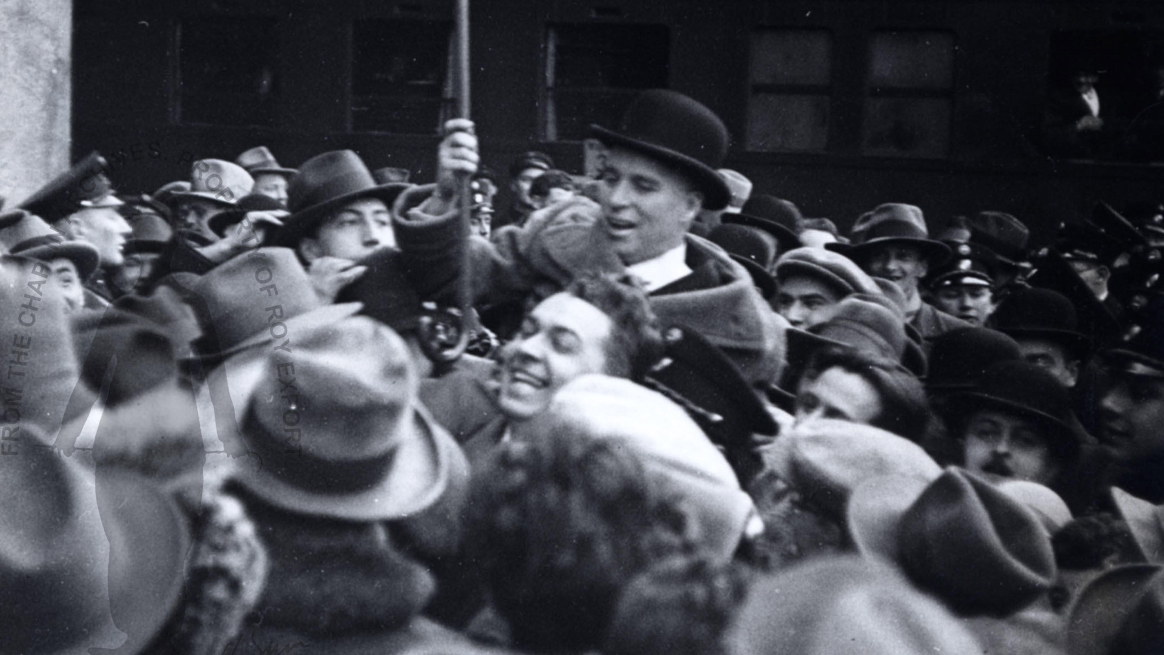 Charlie Chaplin in Wien 1931 movie scene
