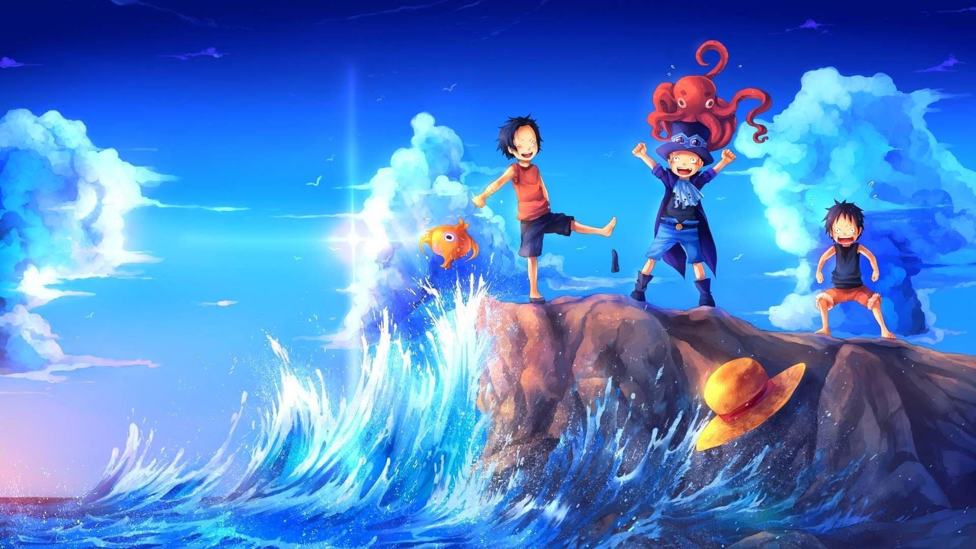 One Piece Episode of Sabo: The Three Brothers' Bond - The Miraculous Reunion and the Inherited Will 2015 movie scene