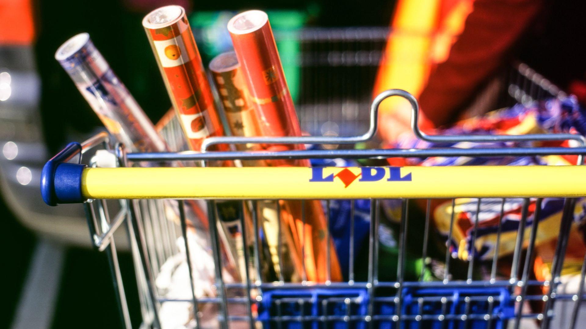 Inside Lidl at Christmas 2020 movie scene