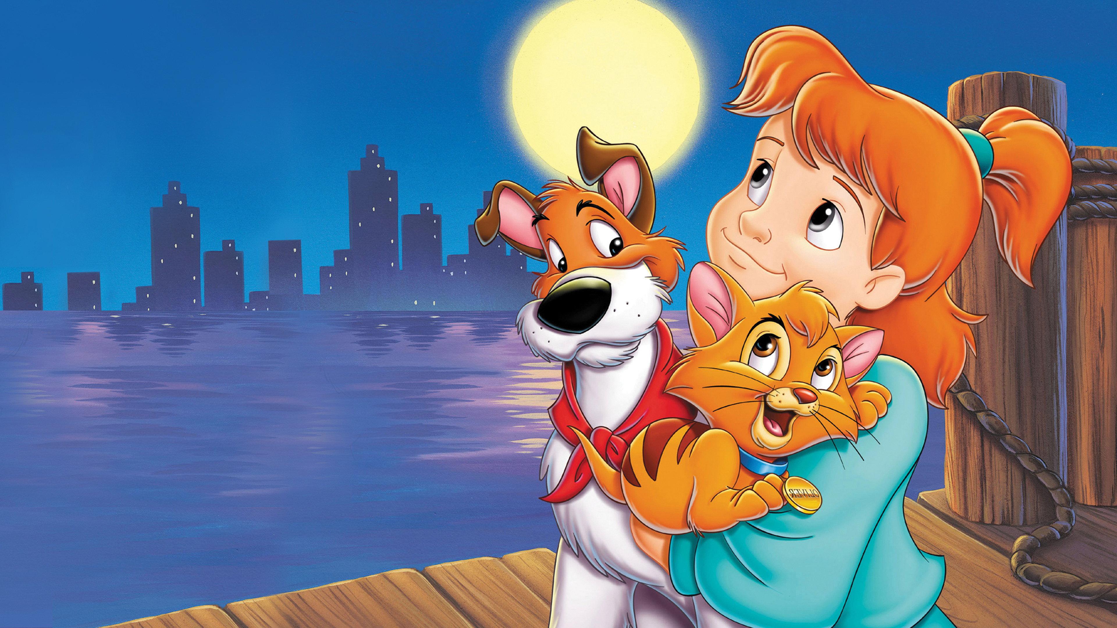 Oliver & Company 1988 movie scene