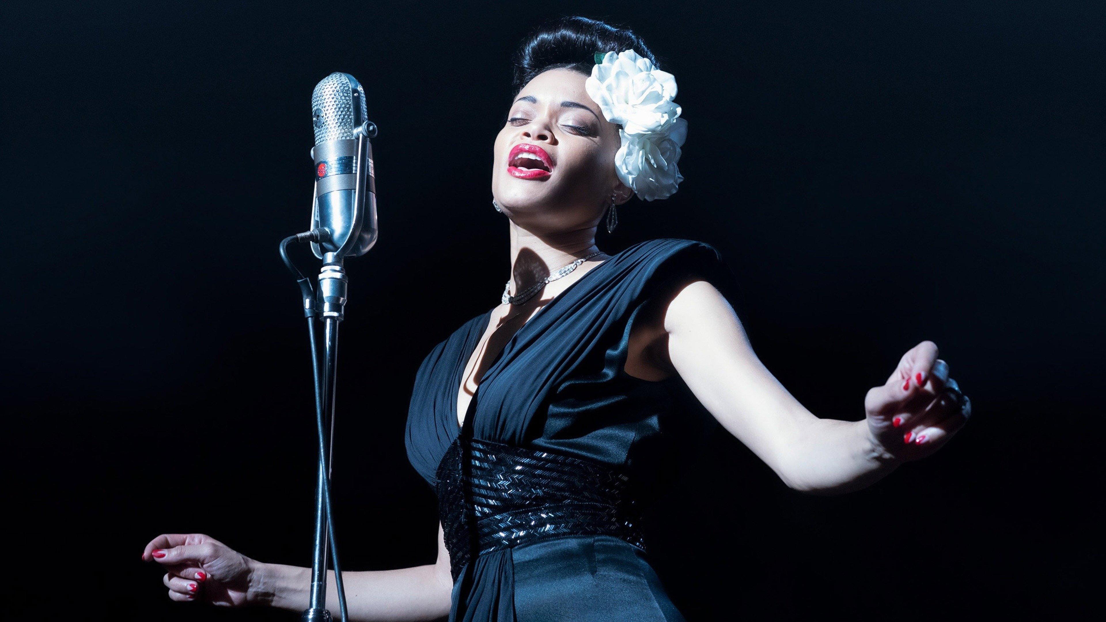 The United States vs. Billie Holiday 2021 movie scene