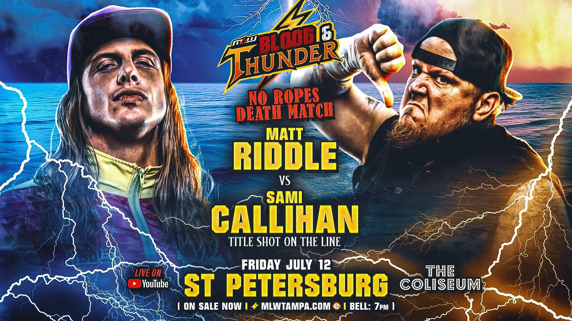 MLW Blood & Thunder 2024 movie scene