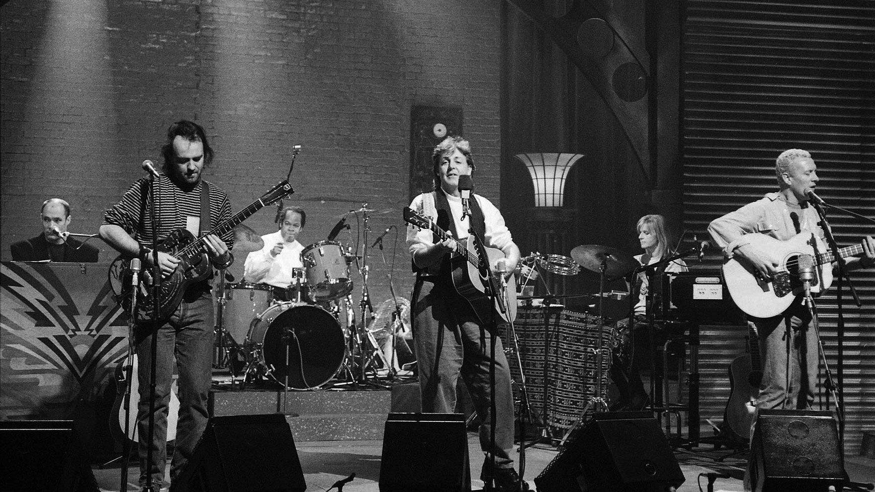 Paul McCartney: Unplugged 1991 movie scene