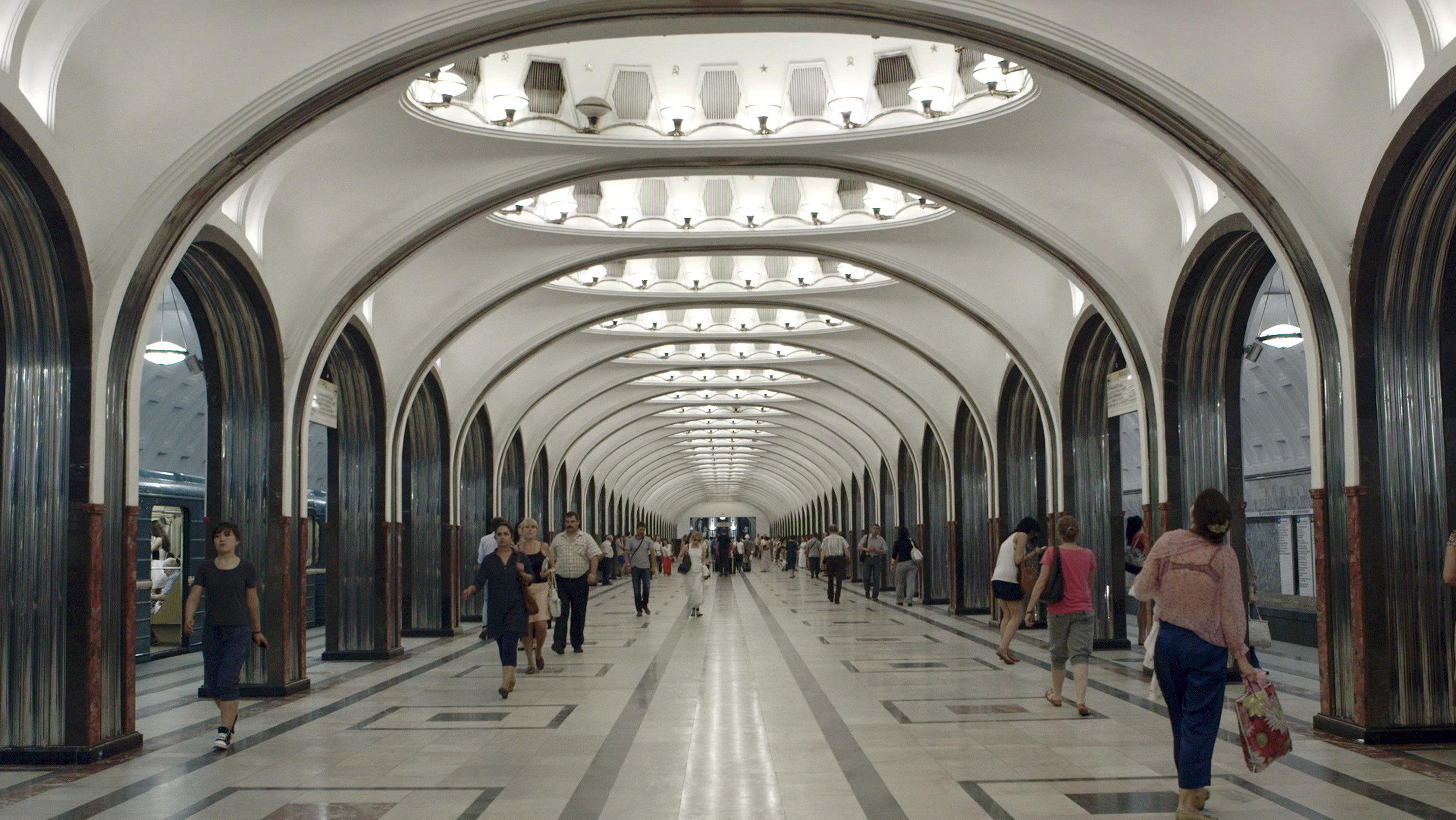 How we built the Moscow metro 2014 movie scene