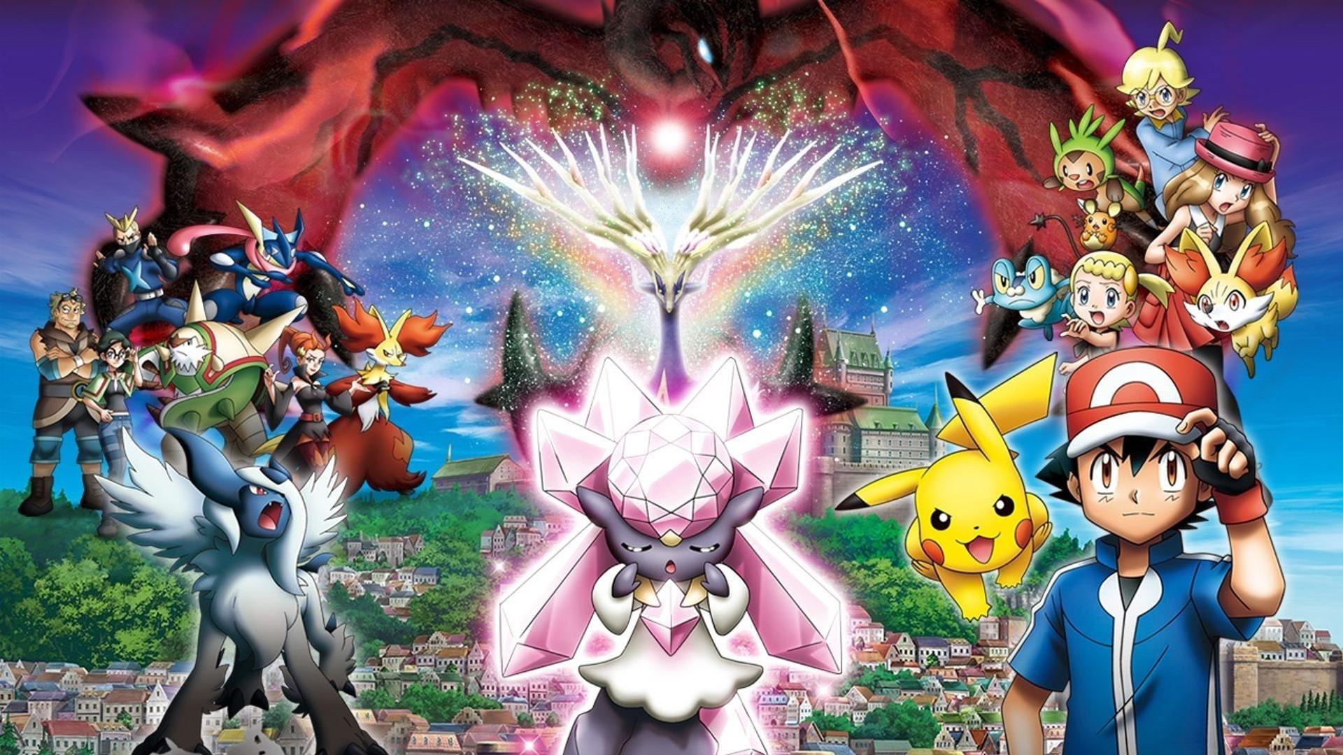 Pokémon the Movie: Diancie and the Cocoon of Destruction 2014 movie scene