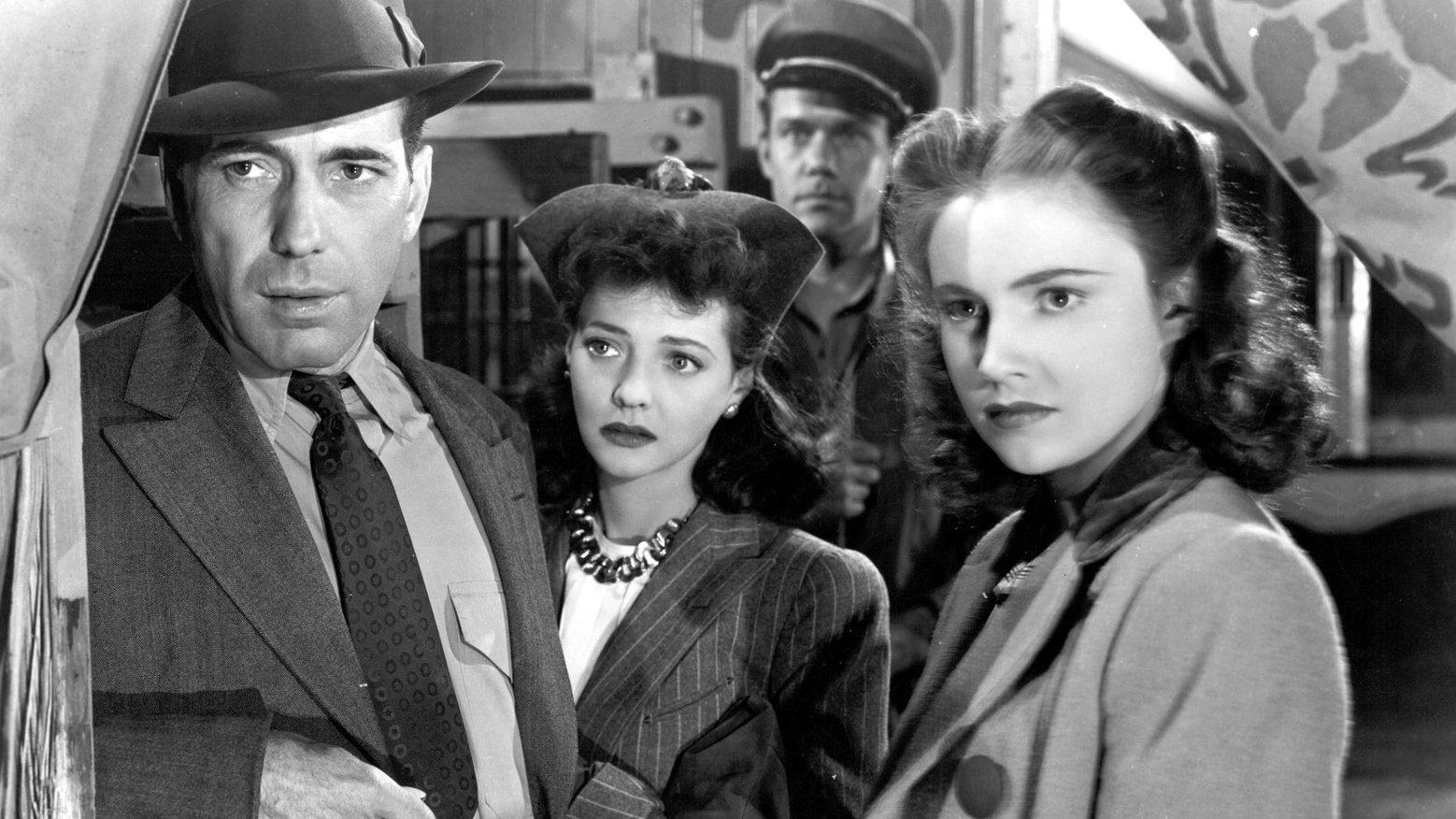 The Wagons Roll at Night 1941 movie scene