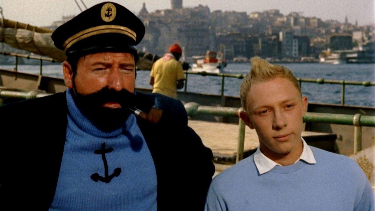 Tintin and the Mystery of the Golden Fleece 1961 movie scene