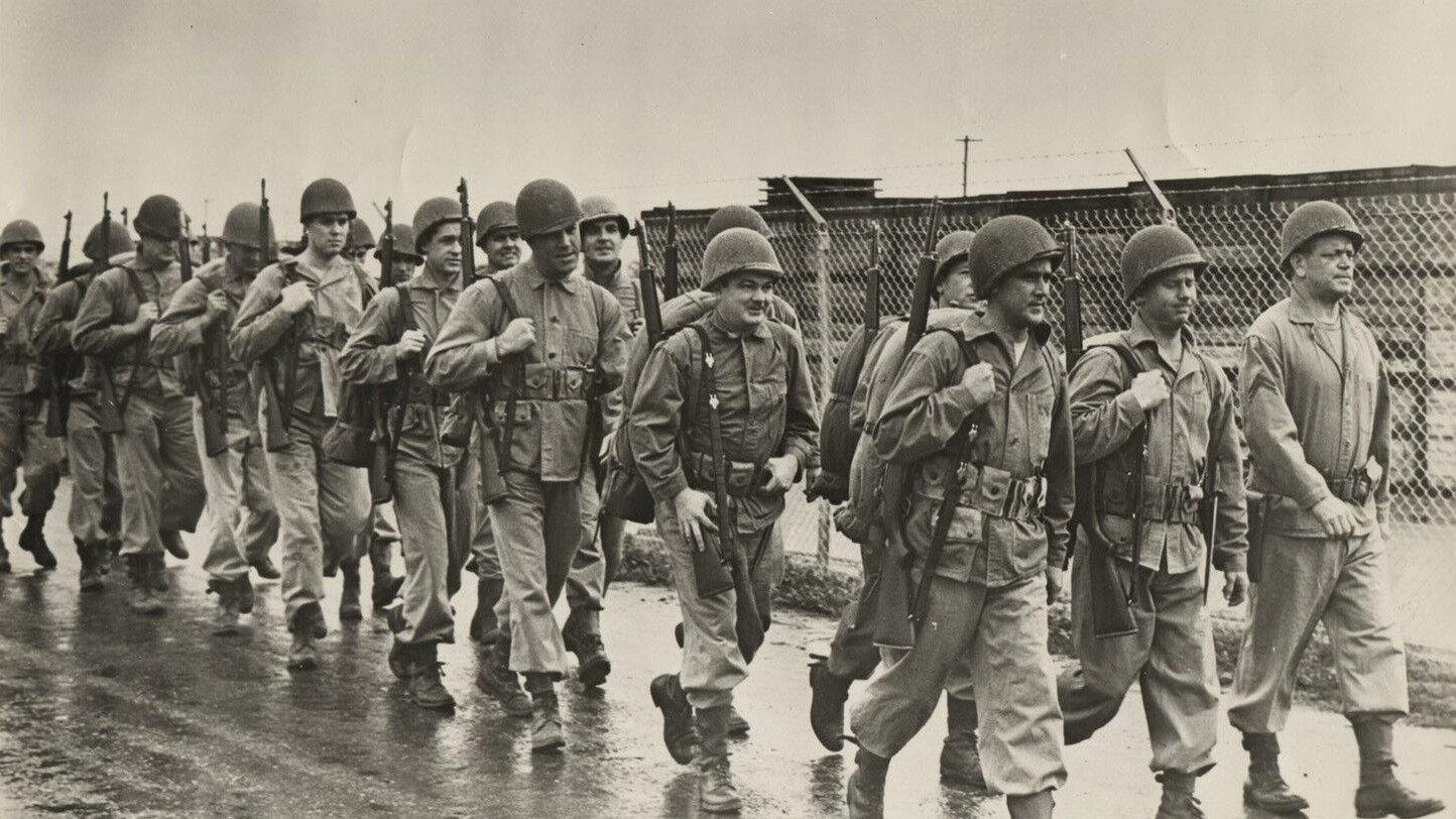 Here Come the Marines 1952 movie scene