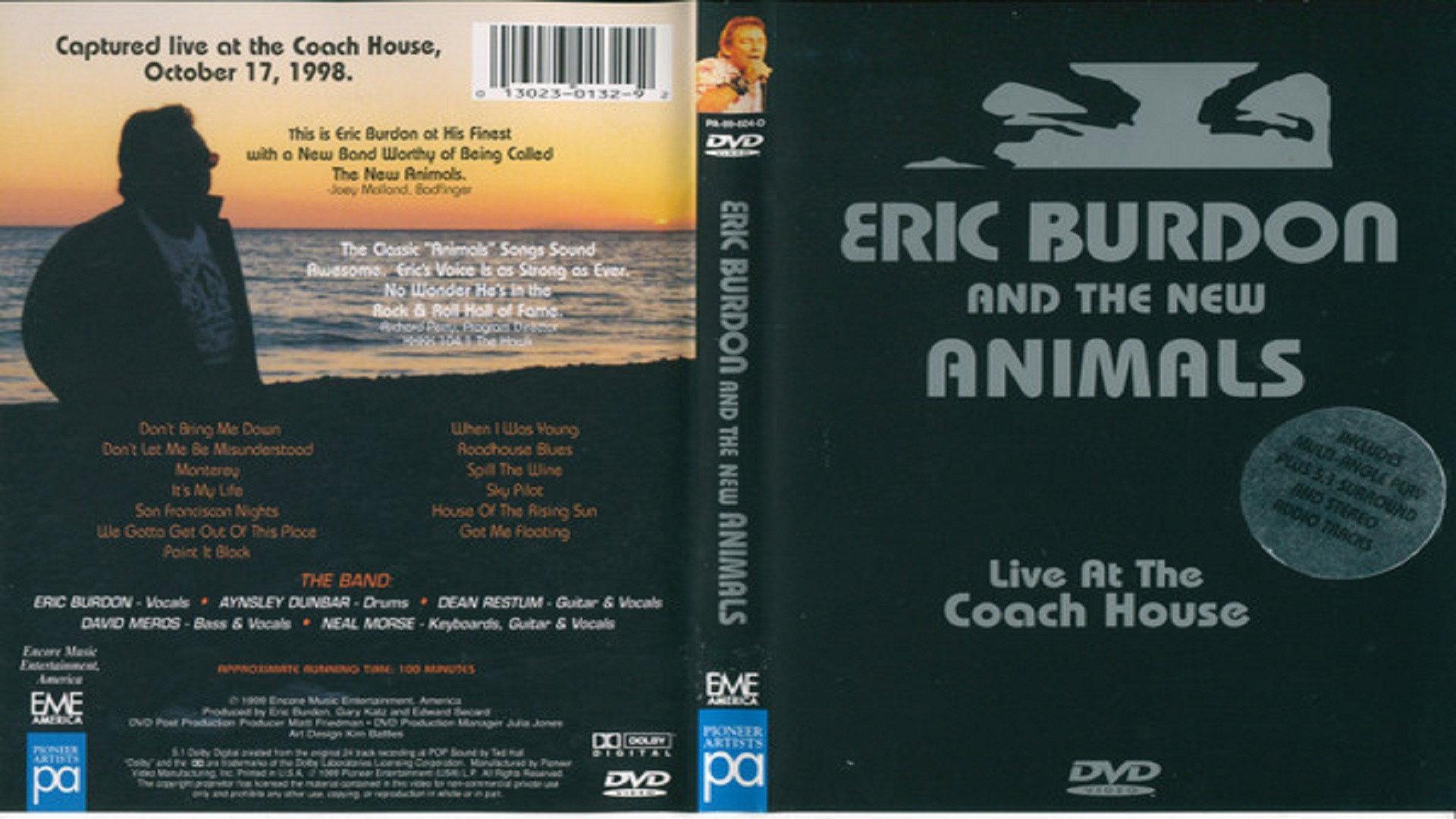 Eric Burdon & The New Animals: Live at the Coach House 1998 movie scene