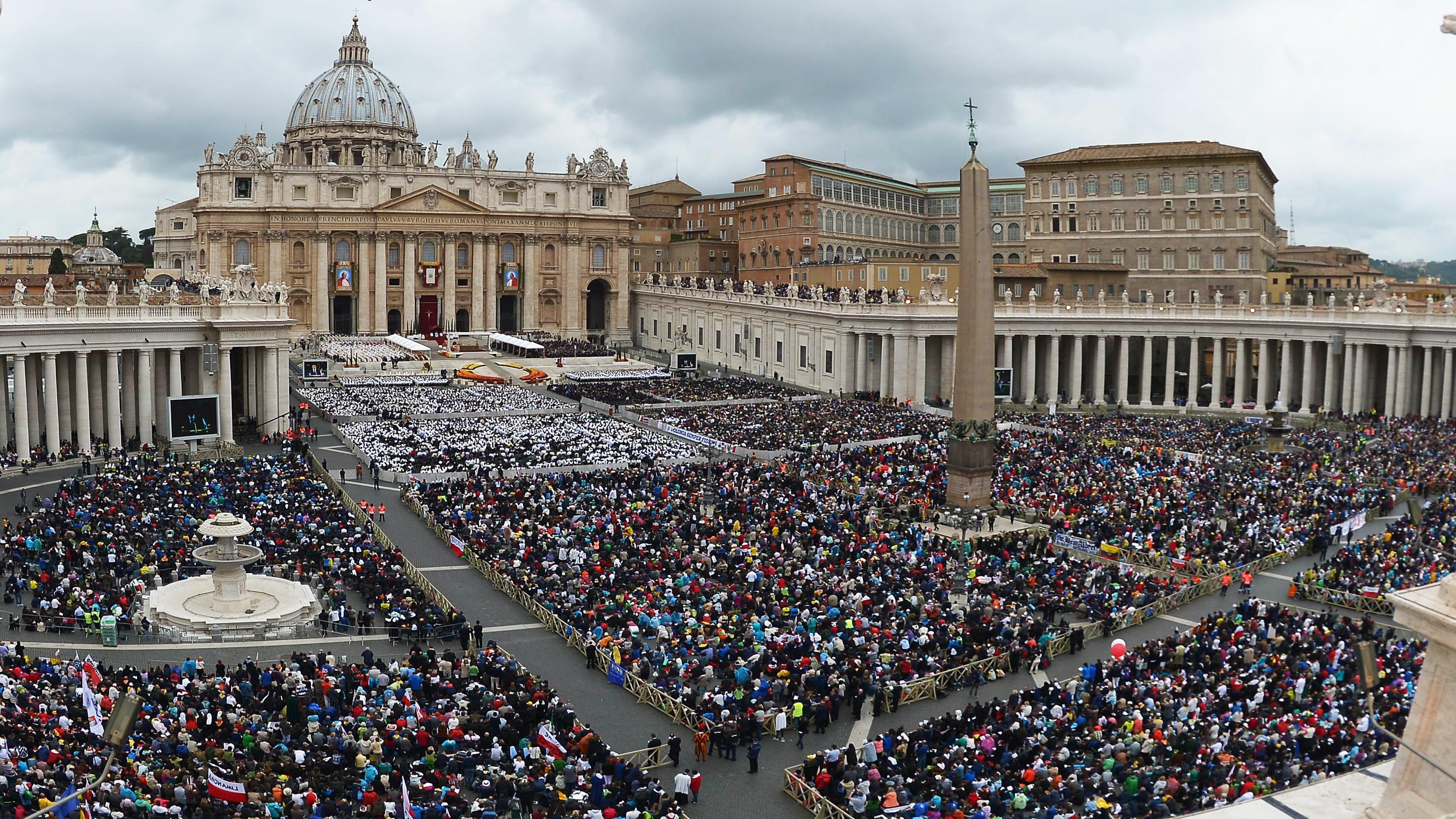 The Day of the Two Holy Popes 2015 movie scene