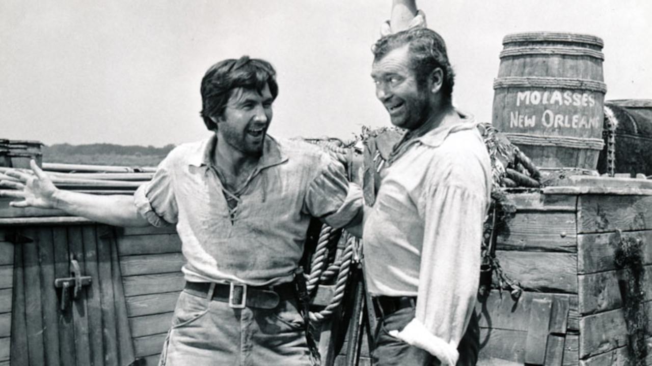Davy Crockett's Keelboat Race 1955 movie scene