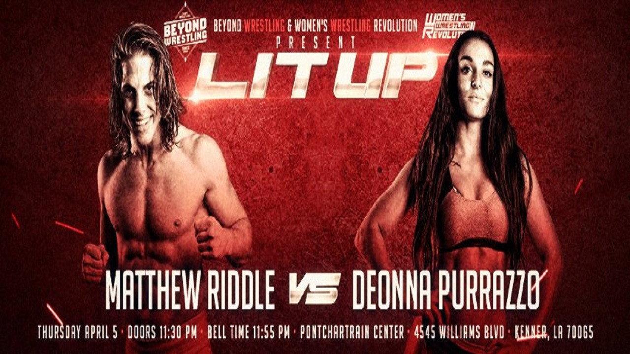 Beyond Wrestling & WWR Present "Lit Up" 2018 movie scene