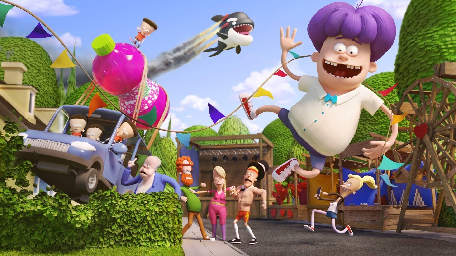 Monty and the Street Party 2019 movie scene