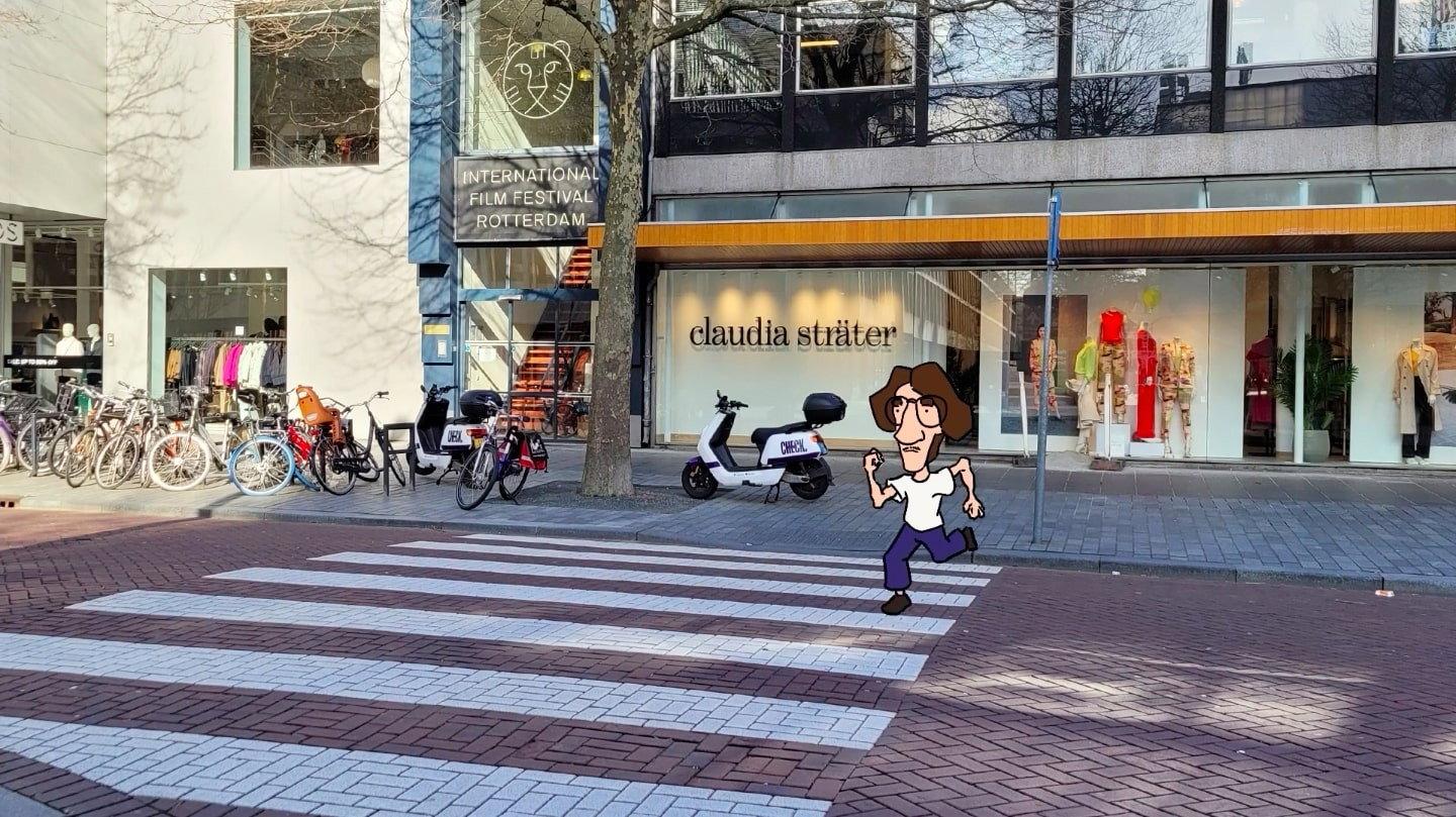 A Little Man in Rotterdam 2024 movie scene