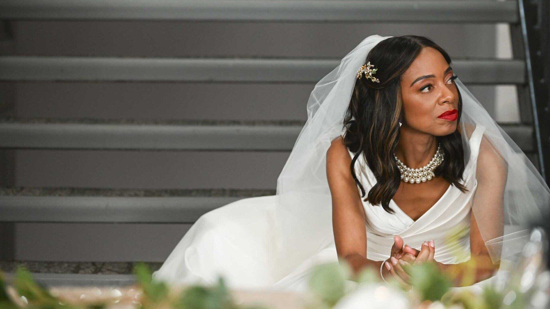 A Runaway Bride for Christmas 2025 movie scene