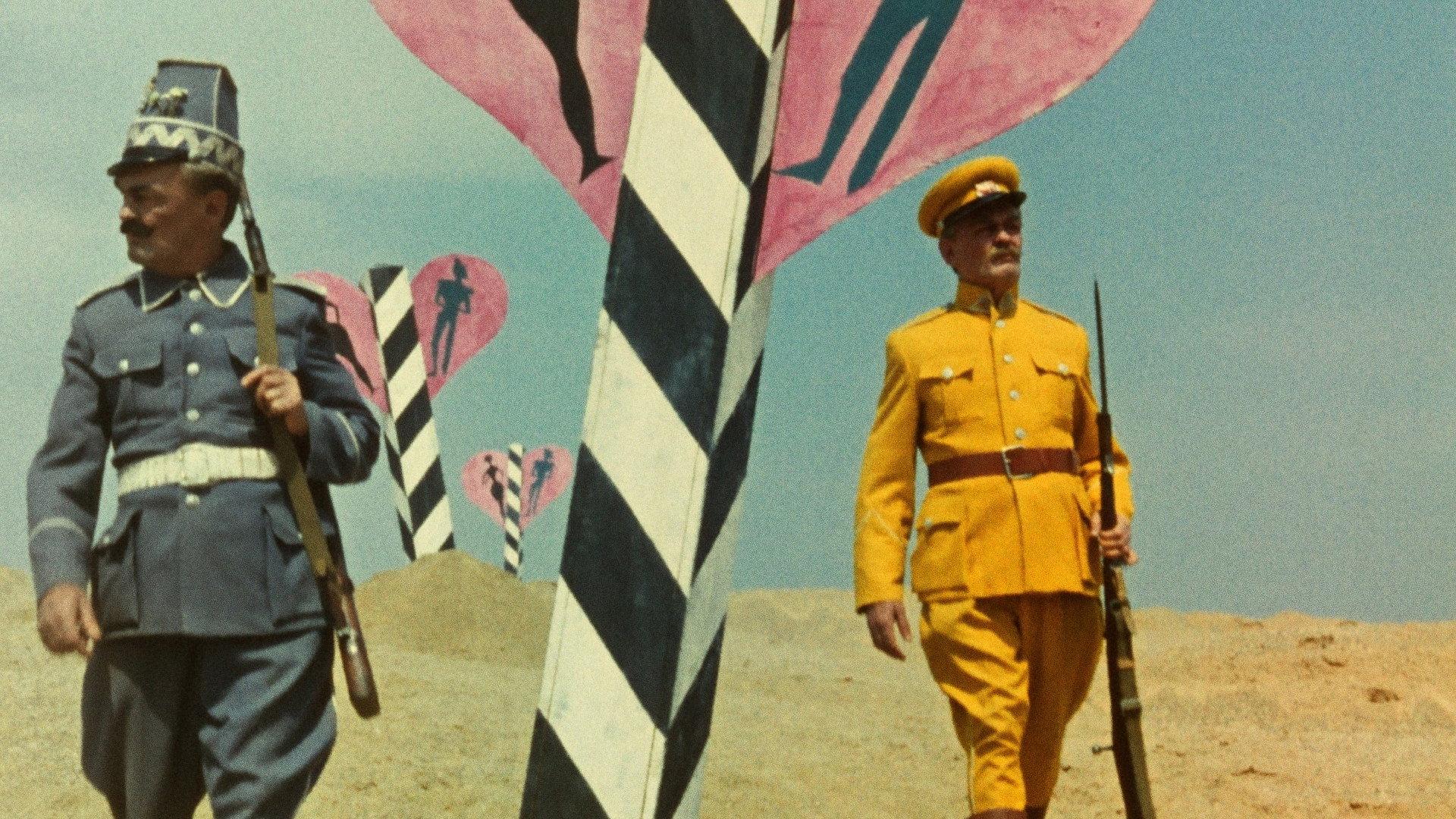 March, march! Tra-ta-ta! 1964 movie scene