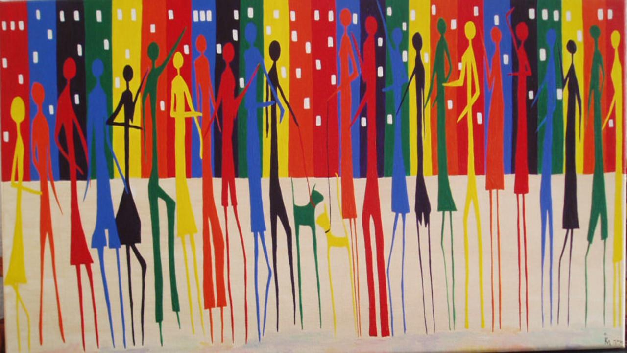 Painting with 14 Personalities 2012 movie scene