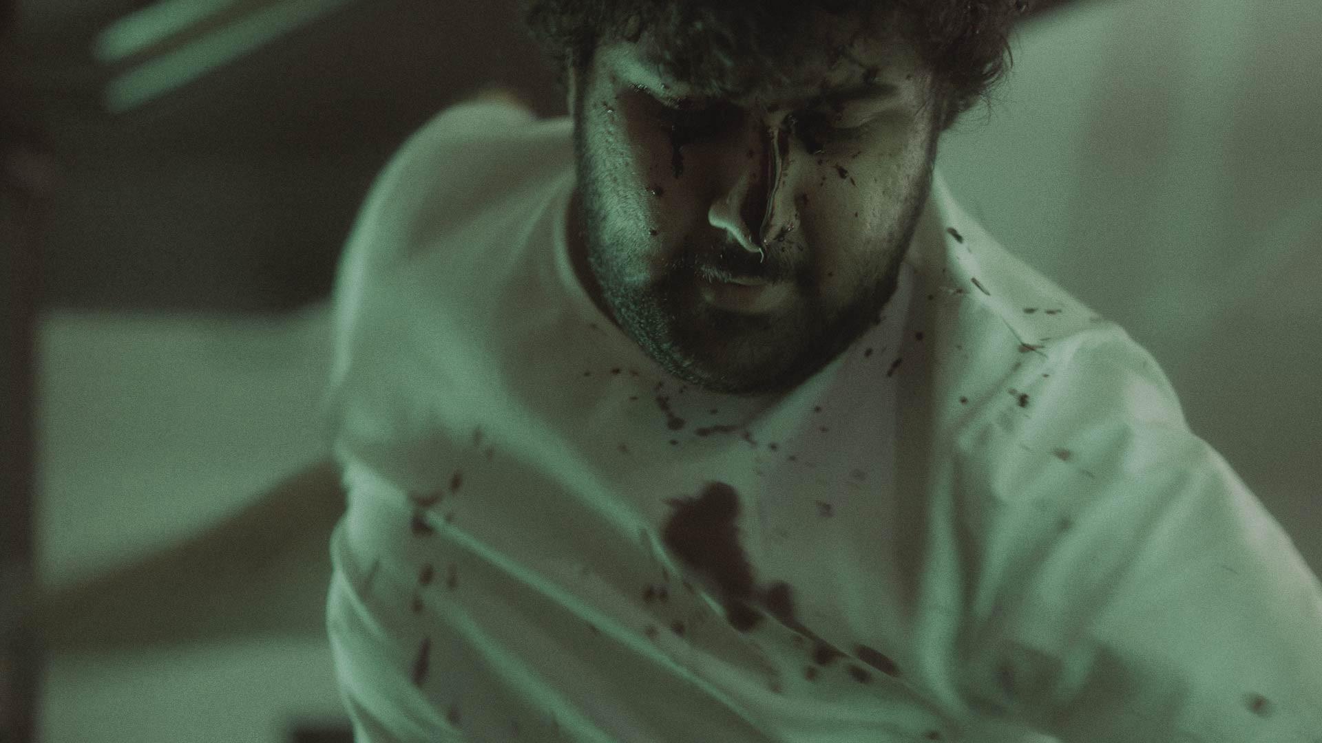 One Pizza, Bloody as Hell 2025 movie scene