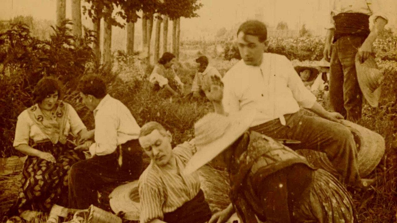 Lucha de corazones 1912 movie scene
