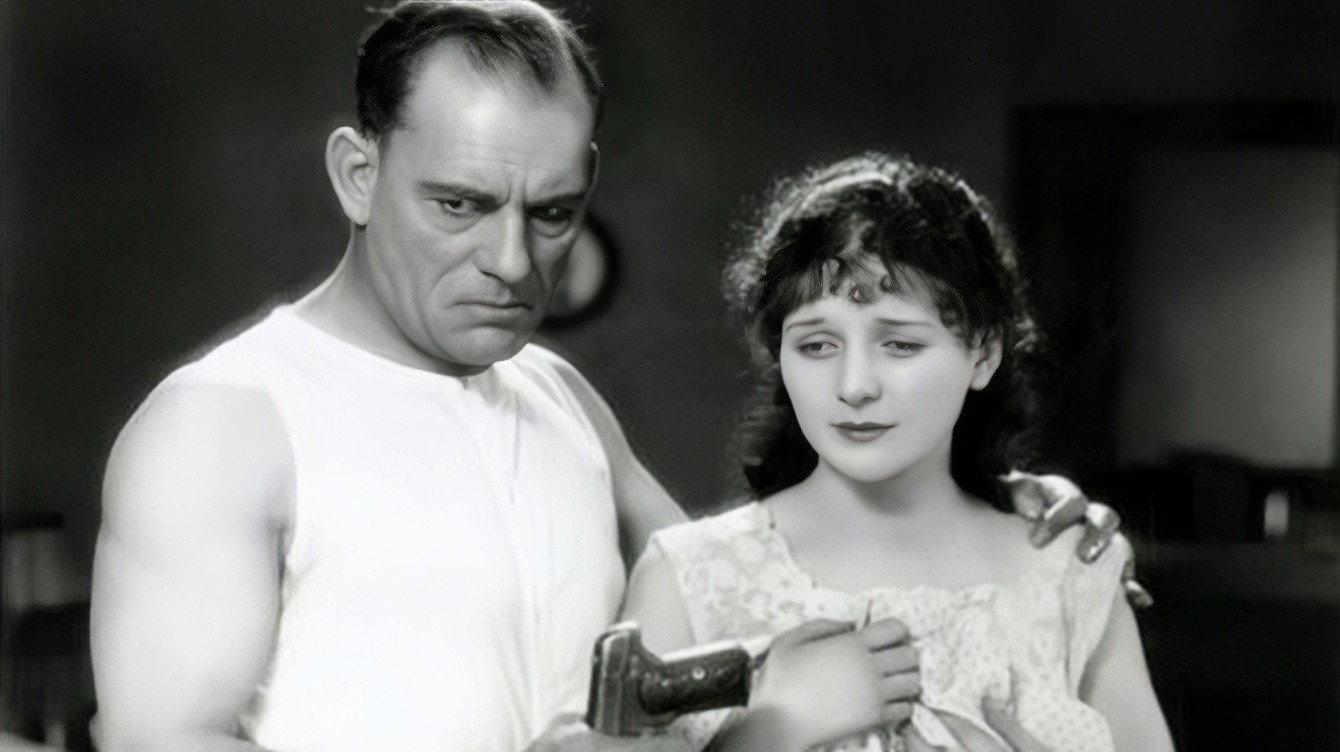 The Big City 1928 movie scene
