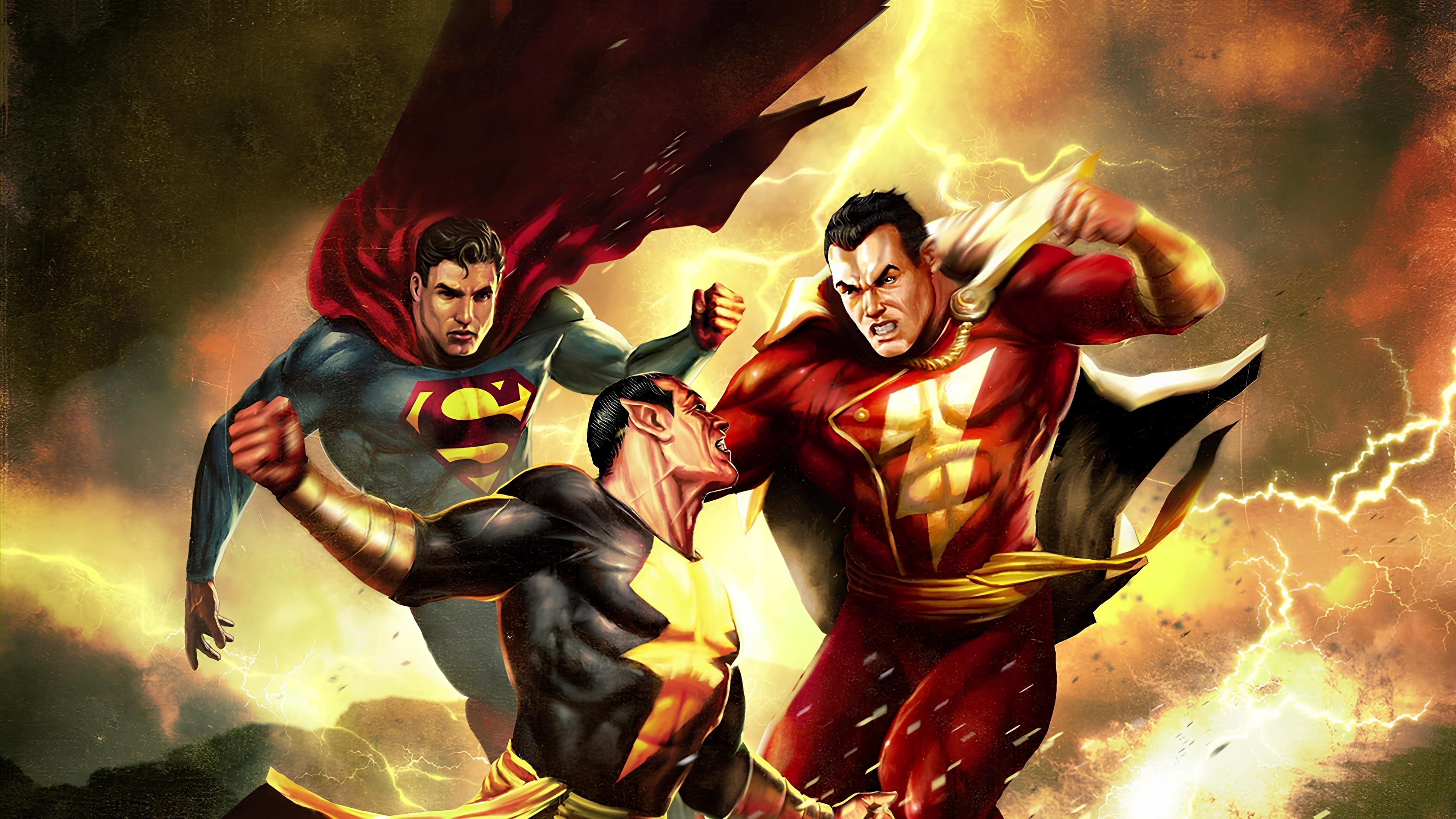 Superman/Shazam!: The Return of Black Adam 2010 movie scene