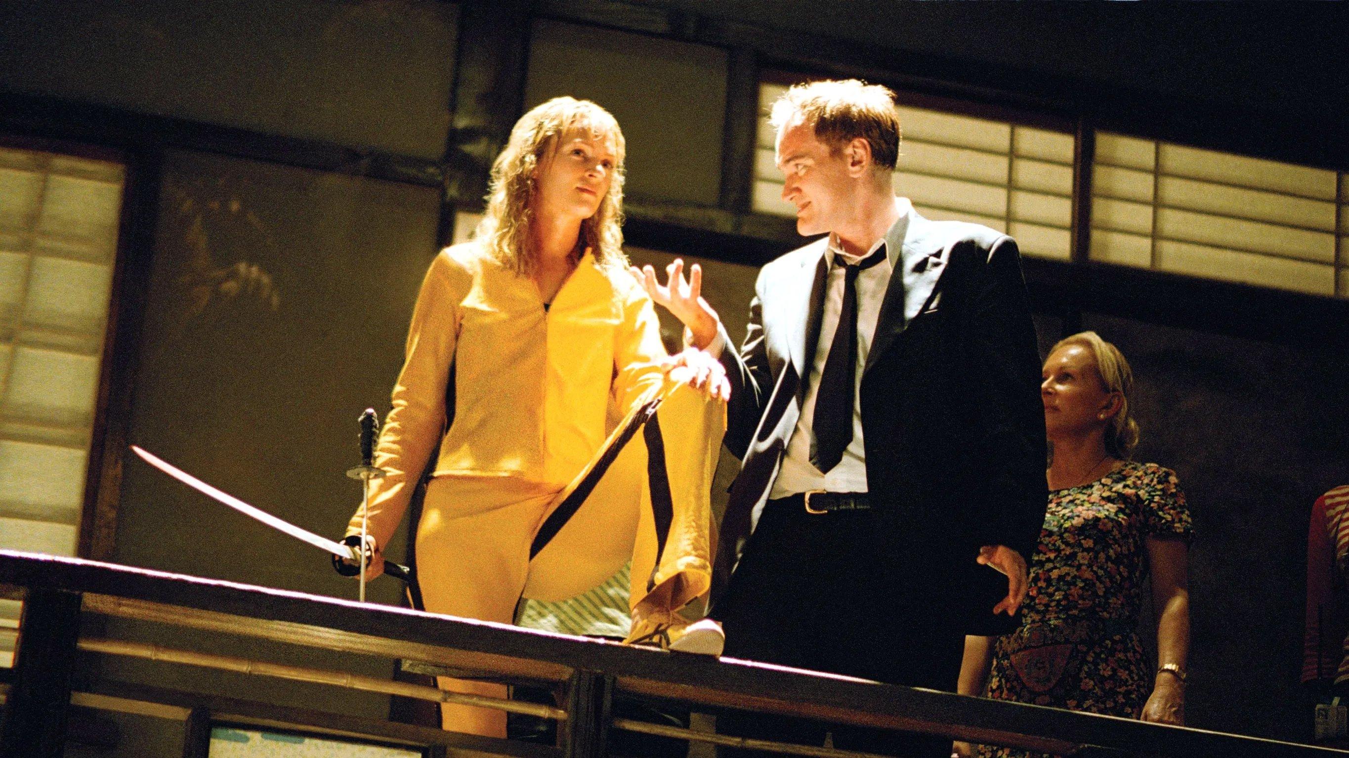 The Making of 'Kill Bill Vol. 1' 2003 movie scene