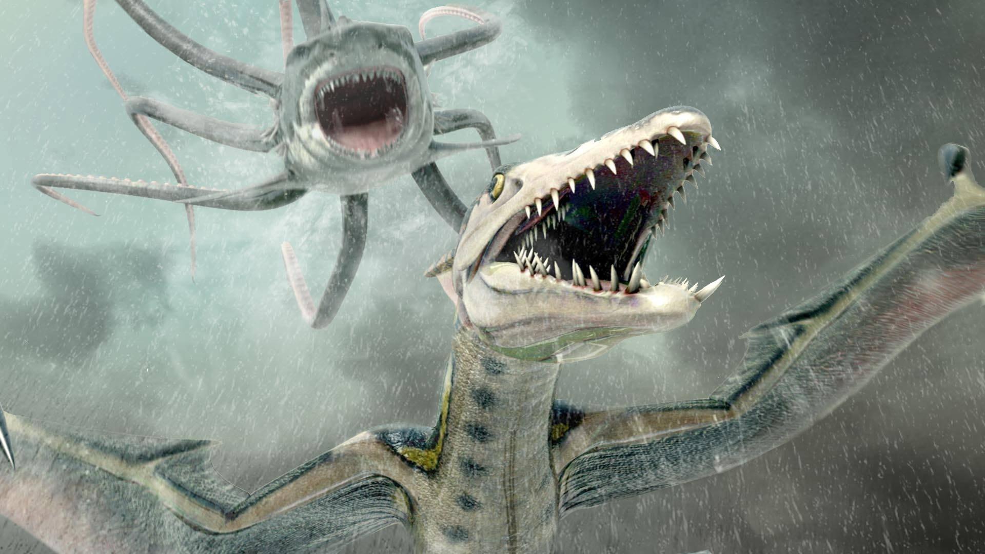 Sharktopus vs. Pteracuda 2014 movie scene