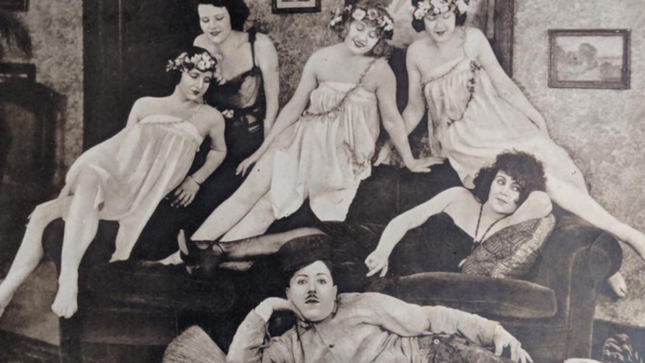 In and Out 1921 movie scene