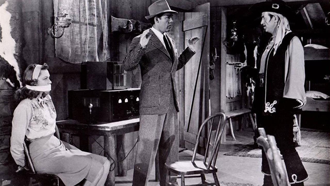 Manhunt of Mystery Island 1945 movie scene