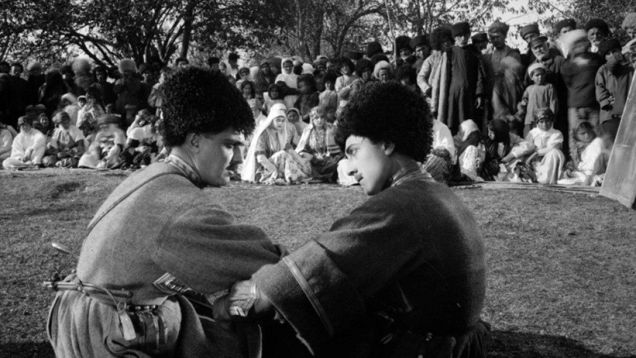 Ibrahim and Goderdzi 1927 movie scene