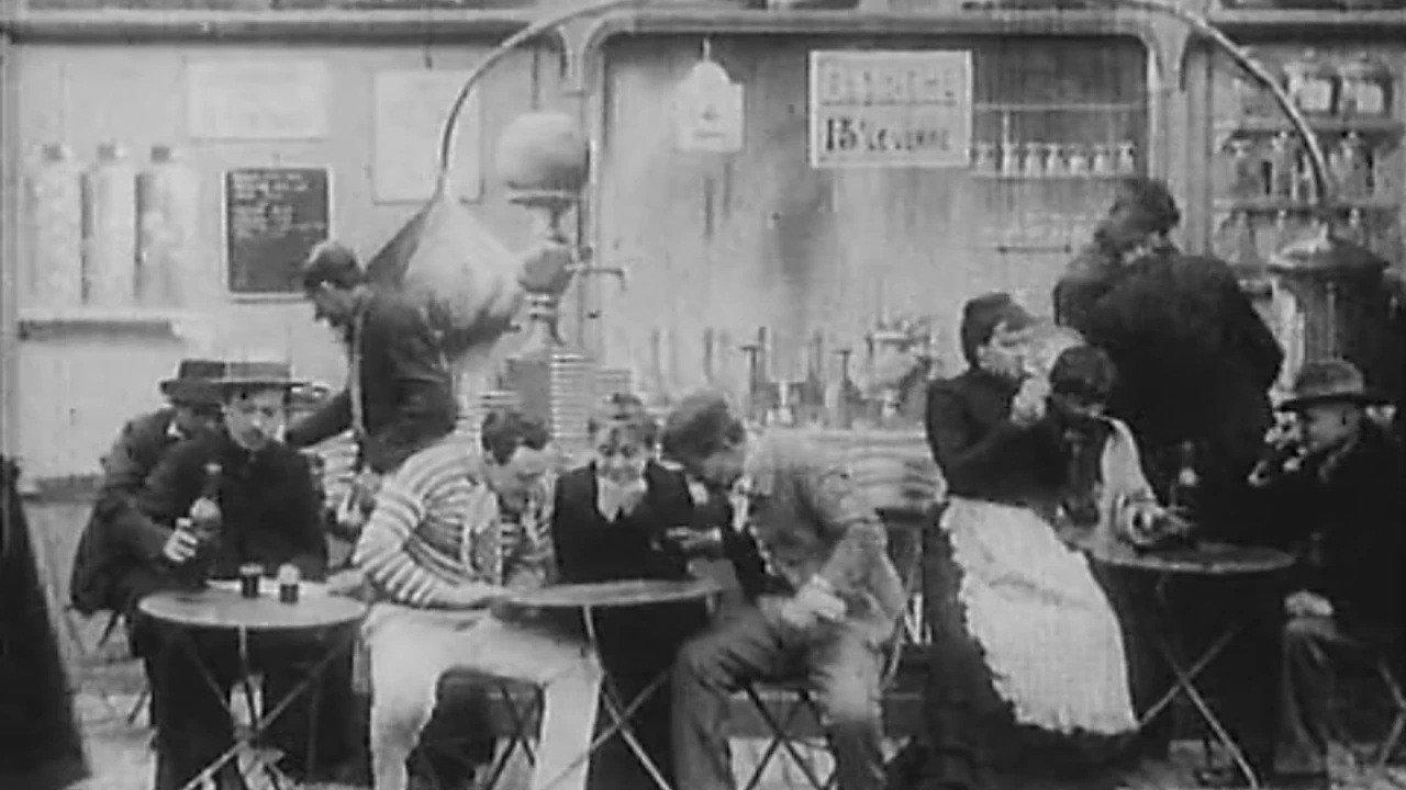 Alcohol and Its Victims 1902 movie scene