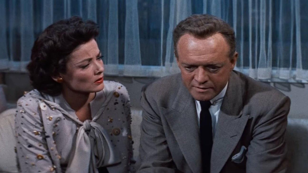 Black Widow 1954 movie scene