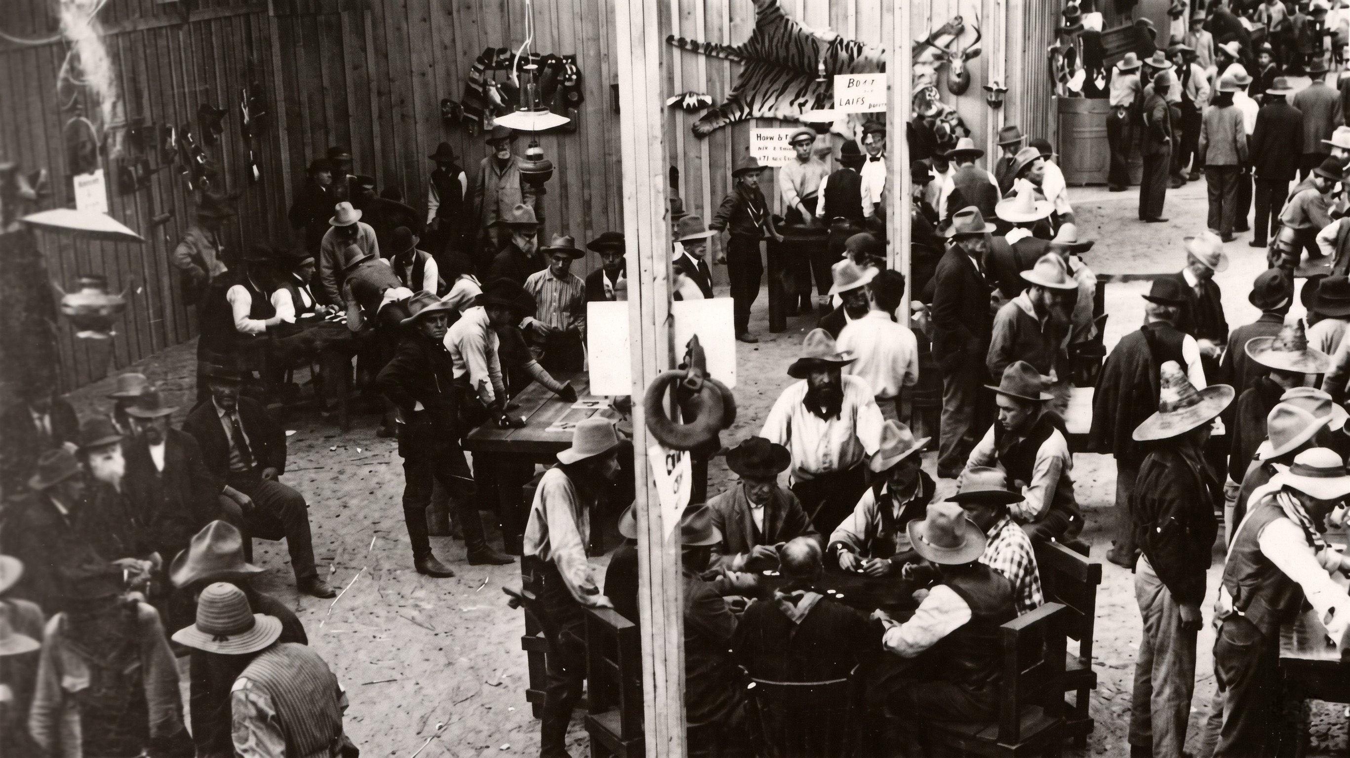 The Bargain 1914 movie scene