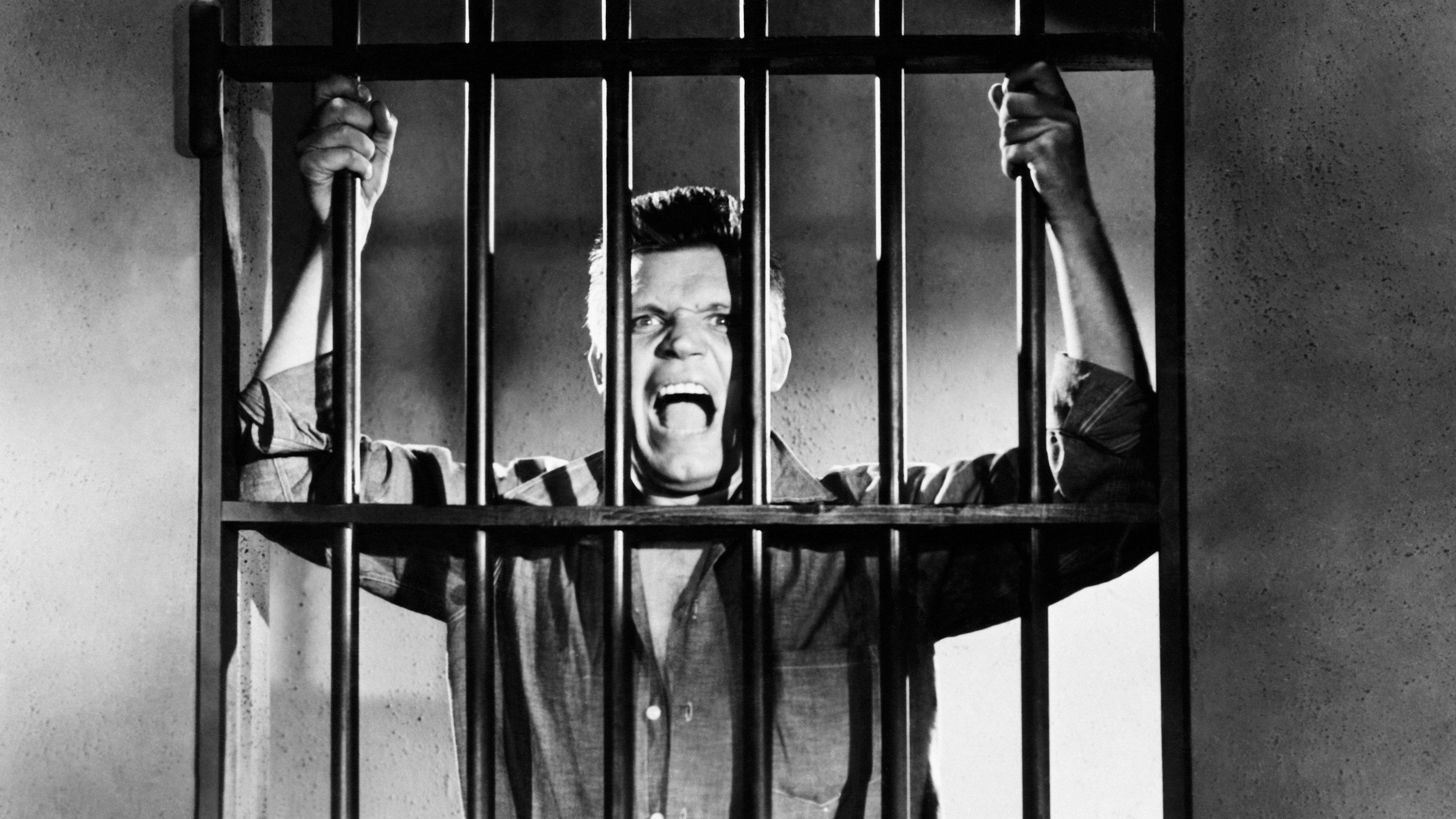 Riot in Cell Block 11 1954 movie scene