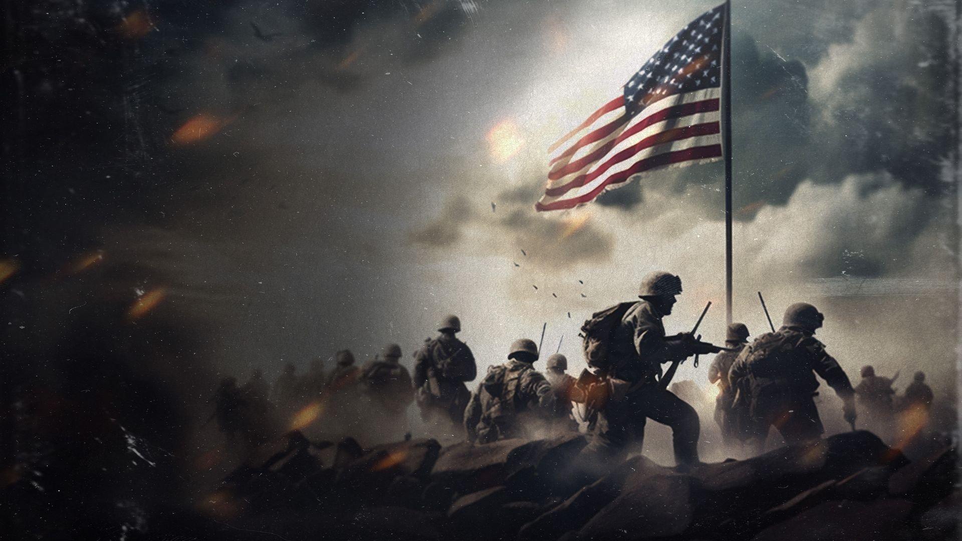 War in the USA 2025 movie scene