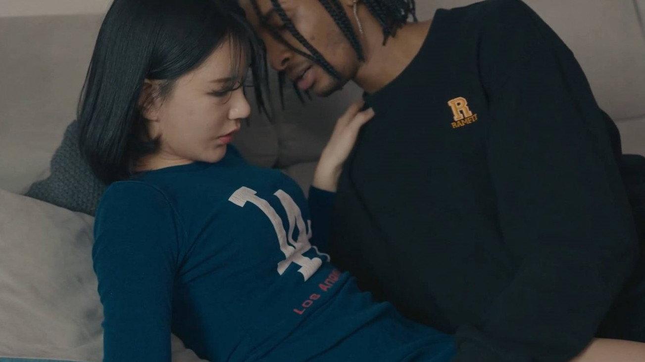 My Girlfriend Is Crazy About Black Guy 2023 movie scene