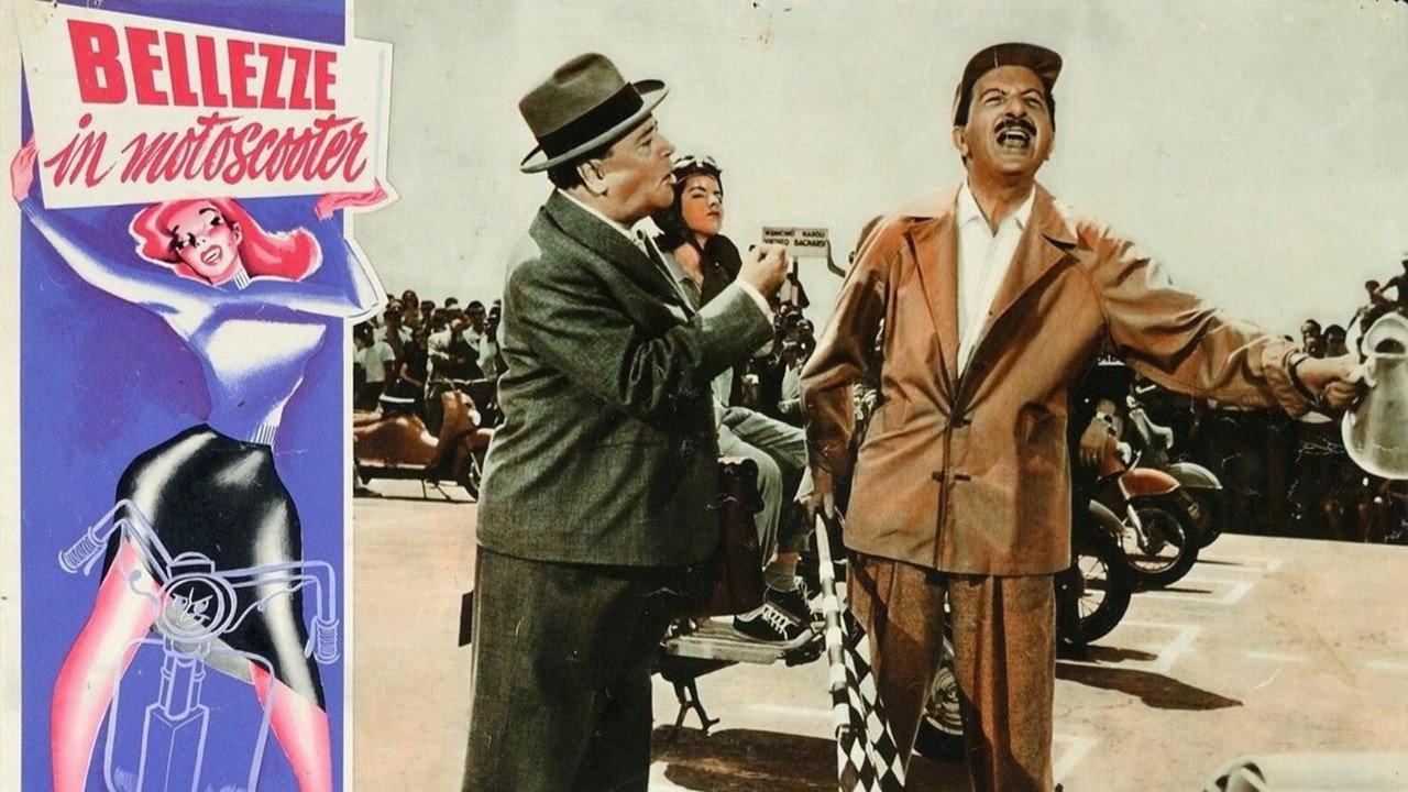 Beauties on Motor Scooters 1962 movie scene
