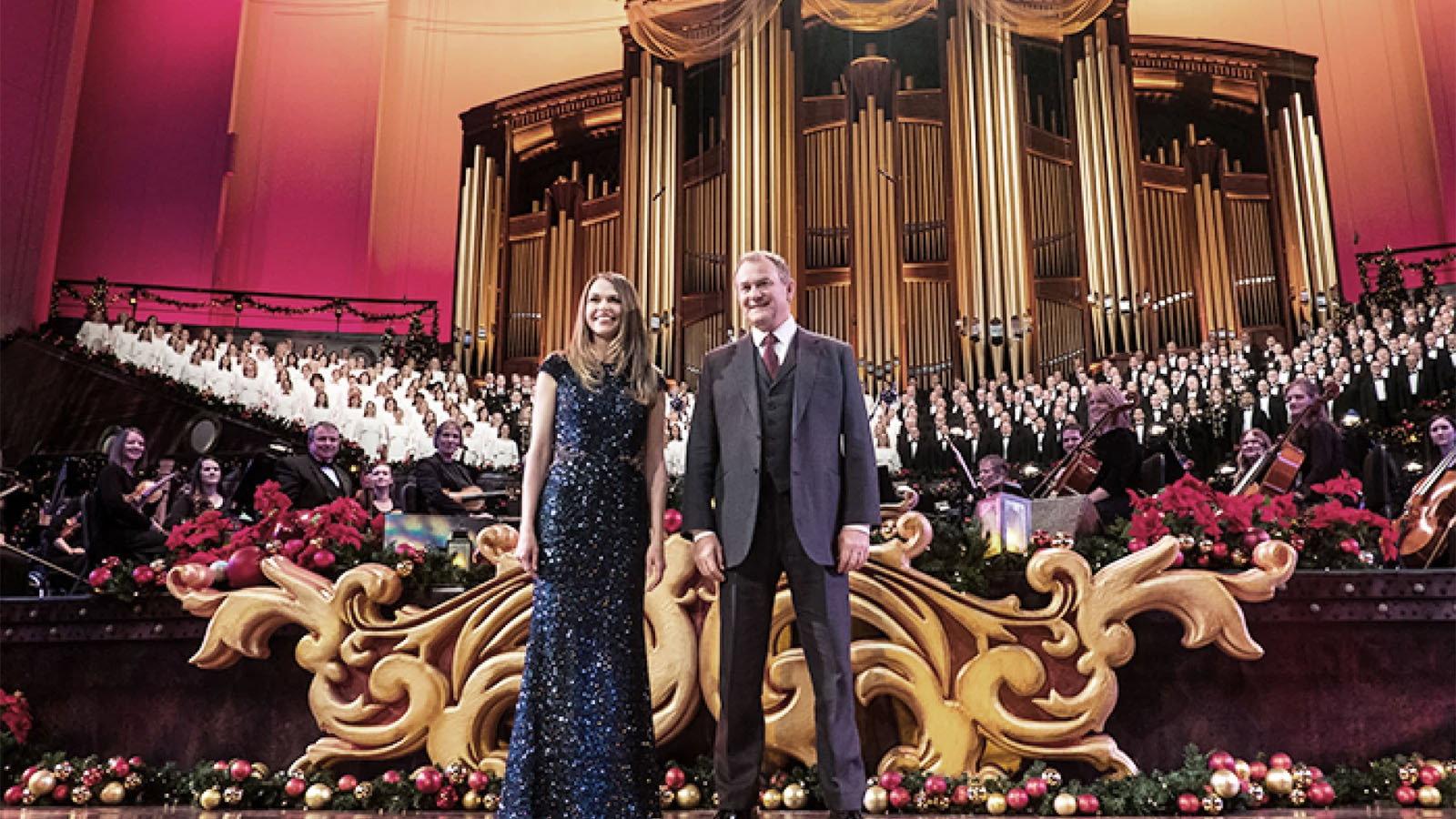A Merry Little Christmas with Sutton Foster and Hugh Bonneville 2018 movie scene