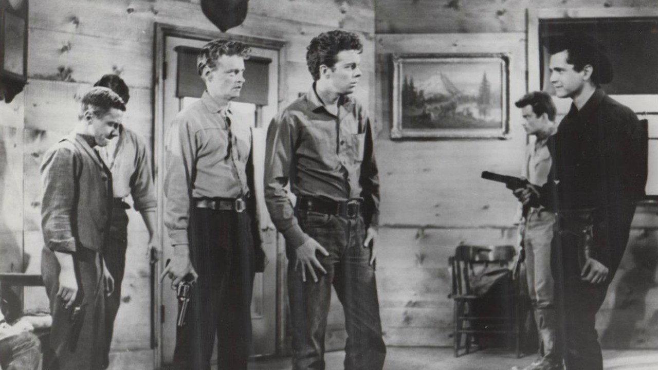 The Young Guns 1956 movie scene