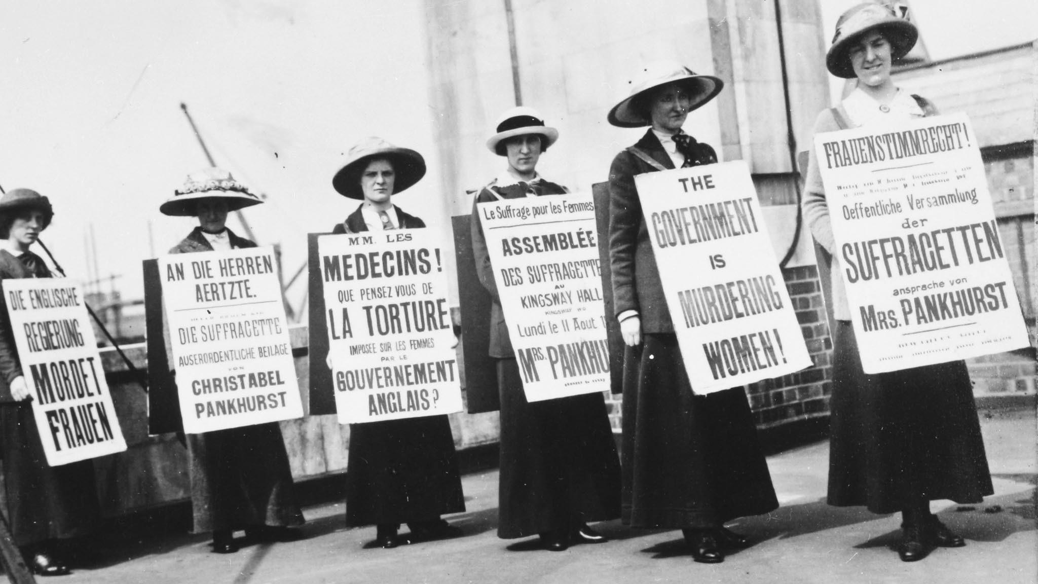 Women on the March: The Struggle for Equal Rights 1958 movie scene