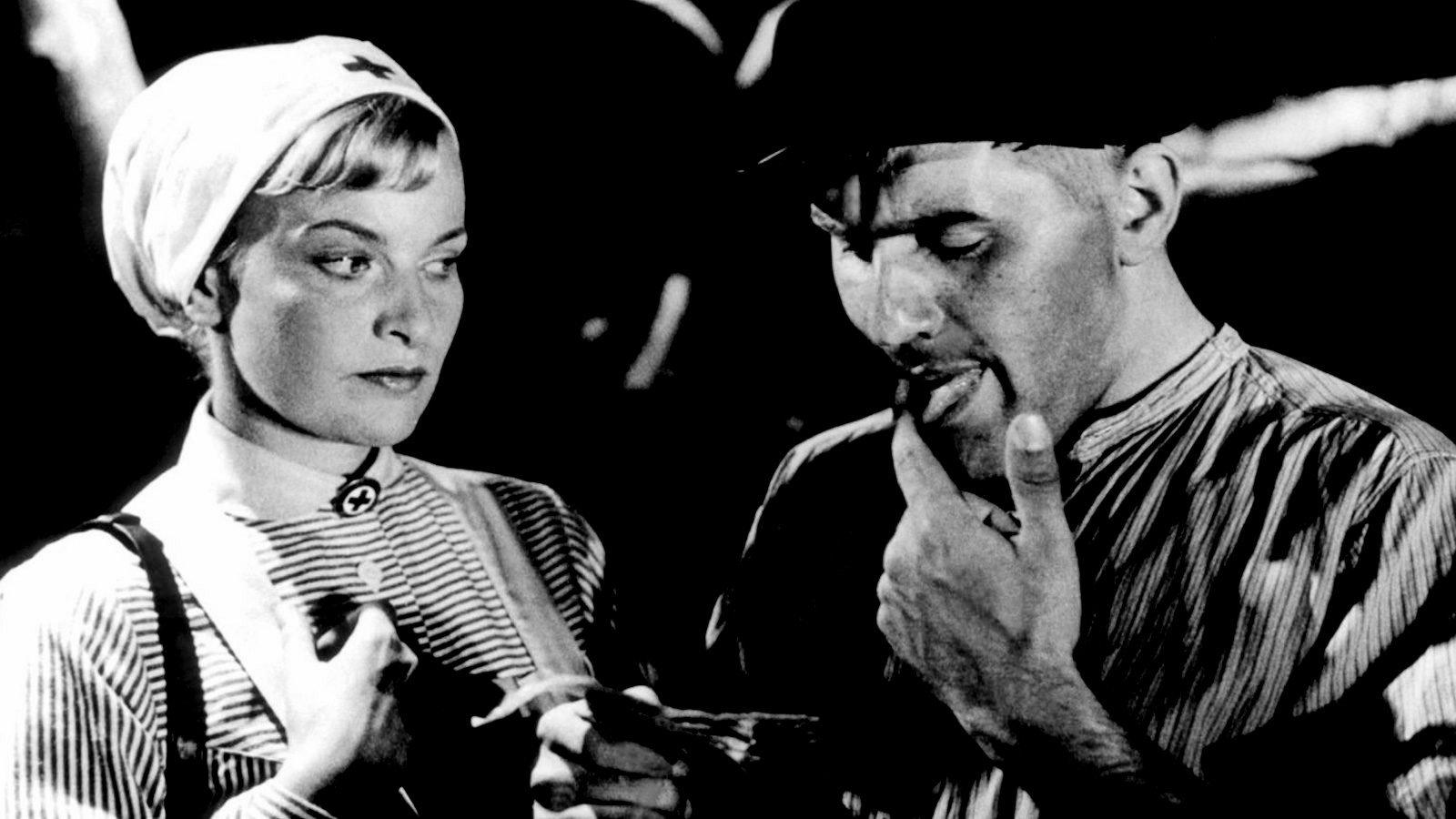 The Devil Strikes at Night 1957 movie scene