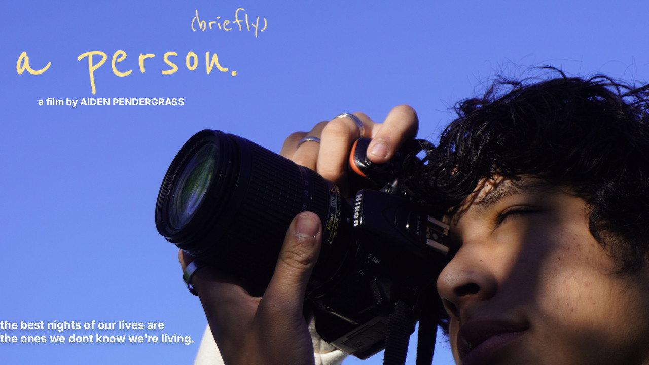 A Person. (Briefly)  movie scene