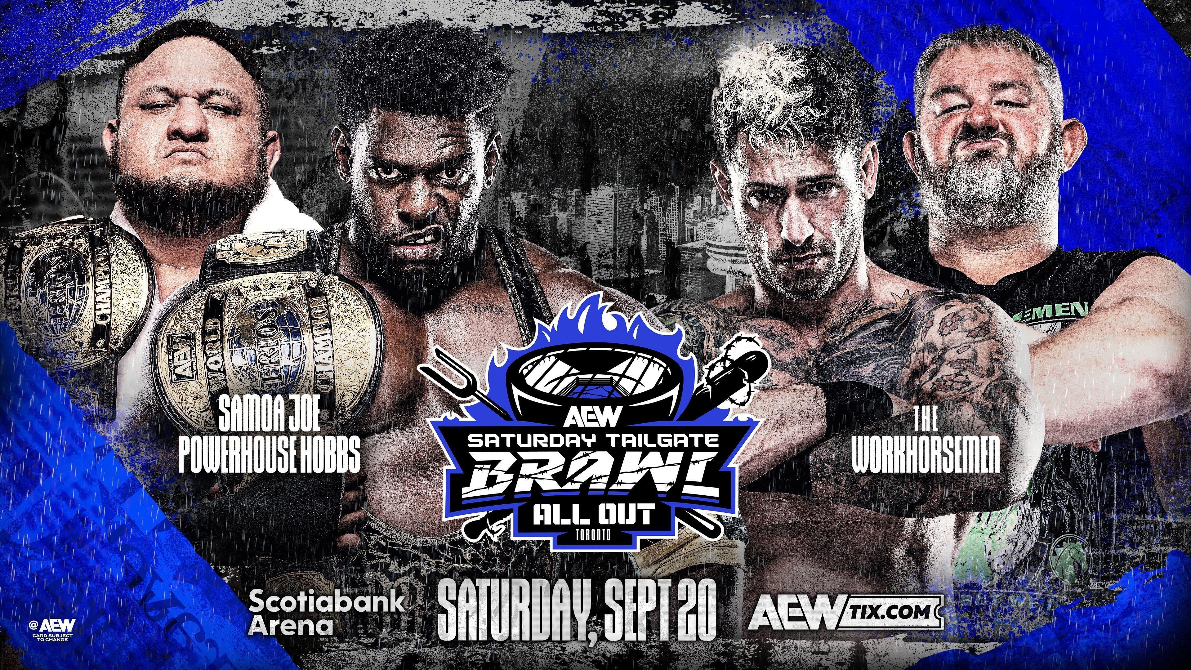 AEW All Out 2025: Saturday Tailgate Brawl 2025 movie scene